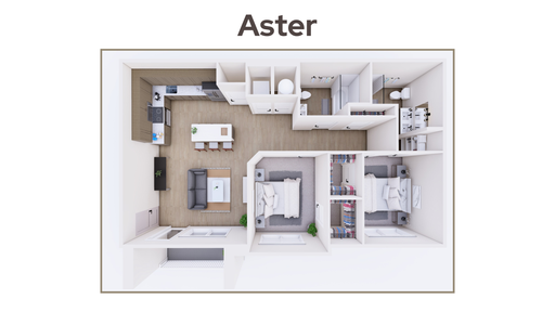 2 Bedroom 2 Bathroom Apartment Available | to Tour | Aster – photo 1