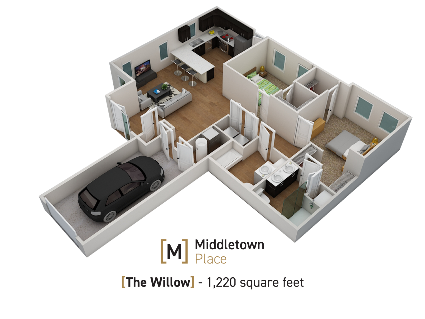 Mahomet Apartment: 1202 Churchill Rd