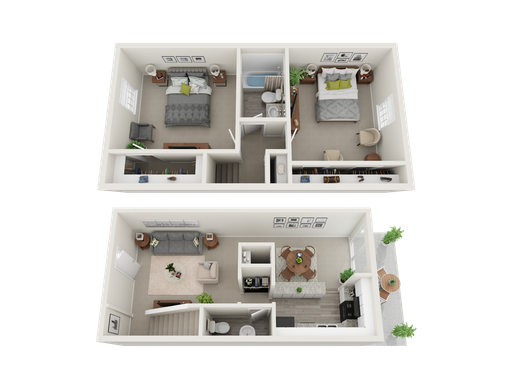 2-Bed/1.5-Bath - Monroe Townhome | to Tour