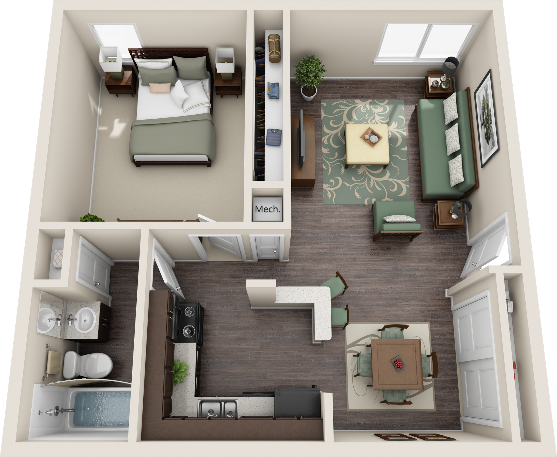 Indianapolis Apartment: 5005 Lily Lane