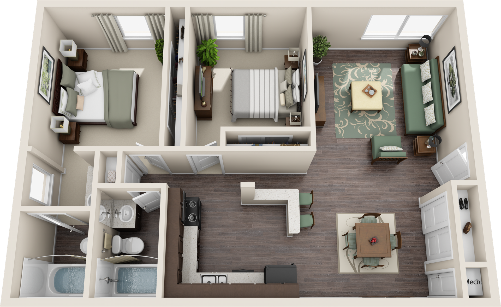 Indianapolis Apartment: 5005 Lily Lane