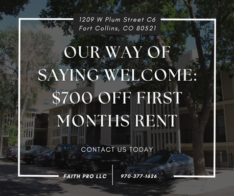 1209 W. Plum St. C-6, Fort Collins, CO 80521