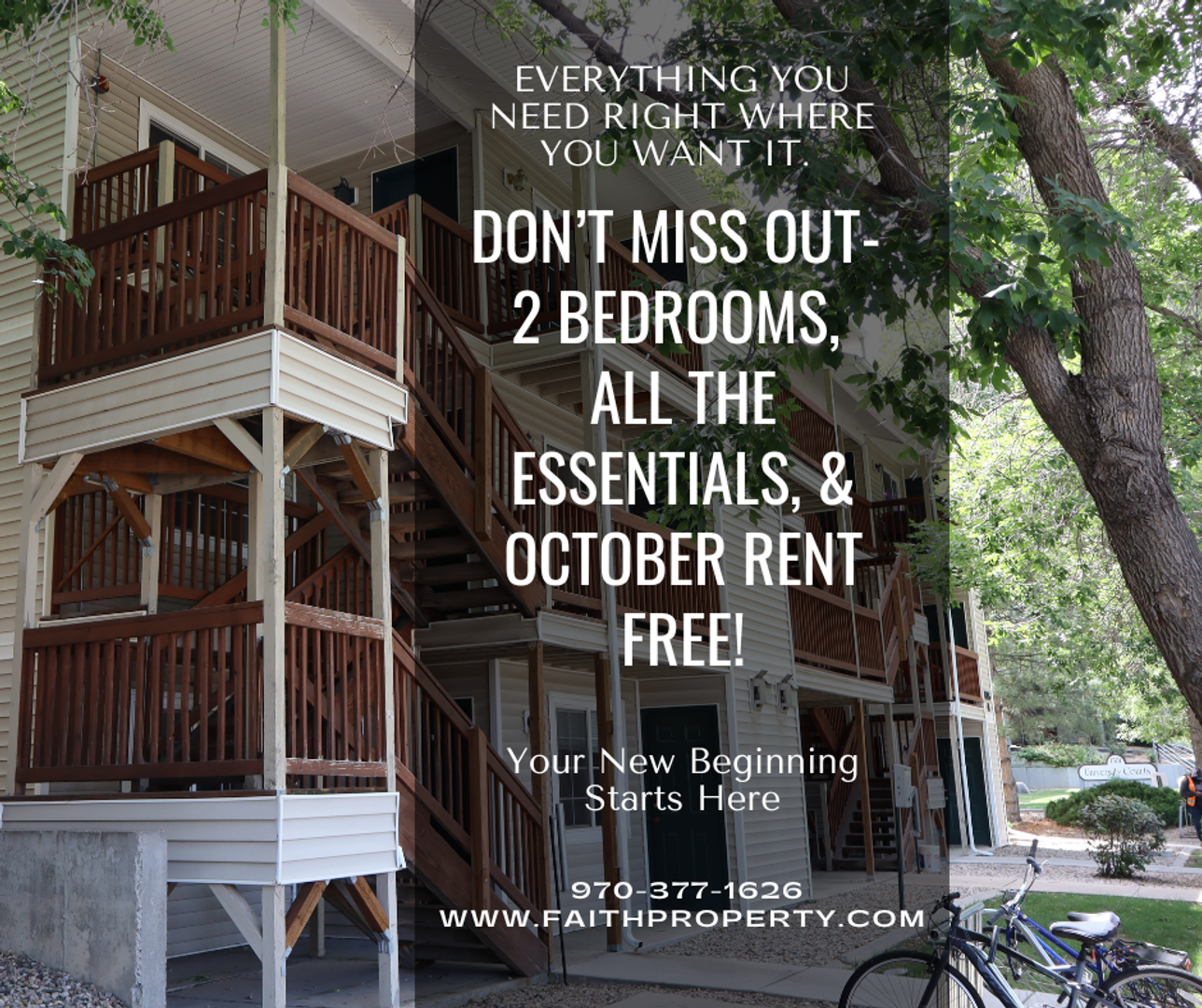 Fort Collins Condo: 1221 University Avenue B103