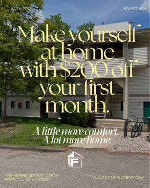 1705 Heatheridge Road, B101, Fort Collins, CO 80526