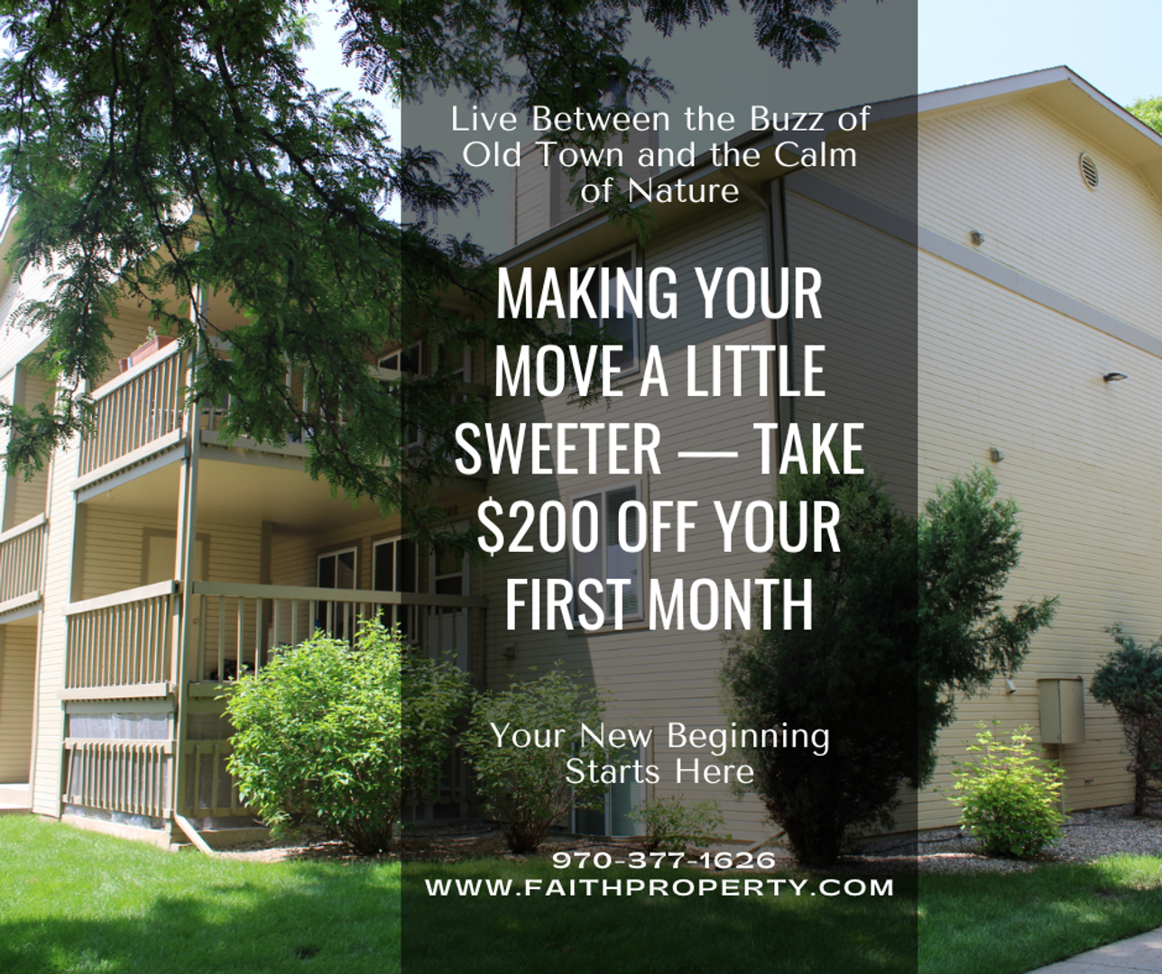 Fort Collins Apartment: 1672 Riverside Ave  (Schutte)