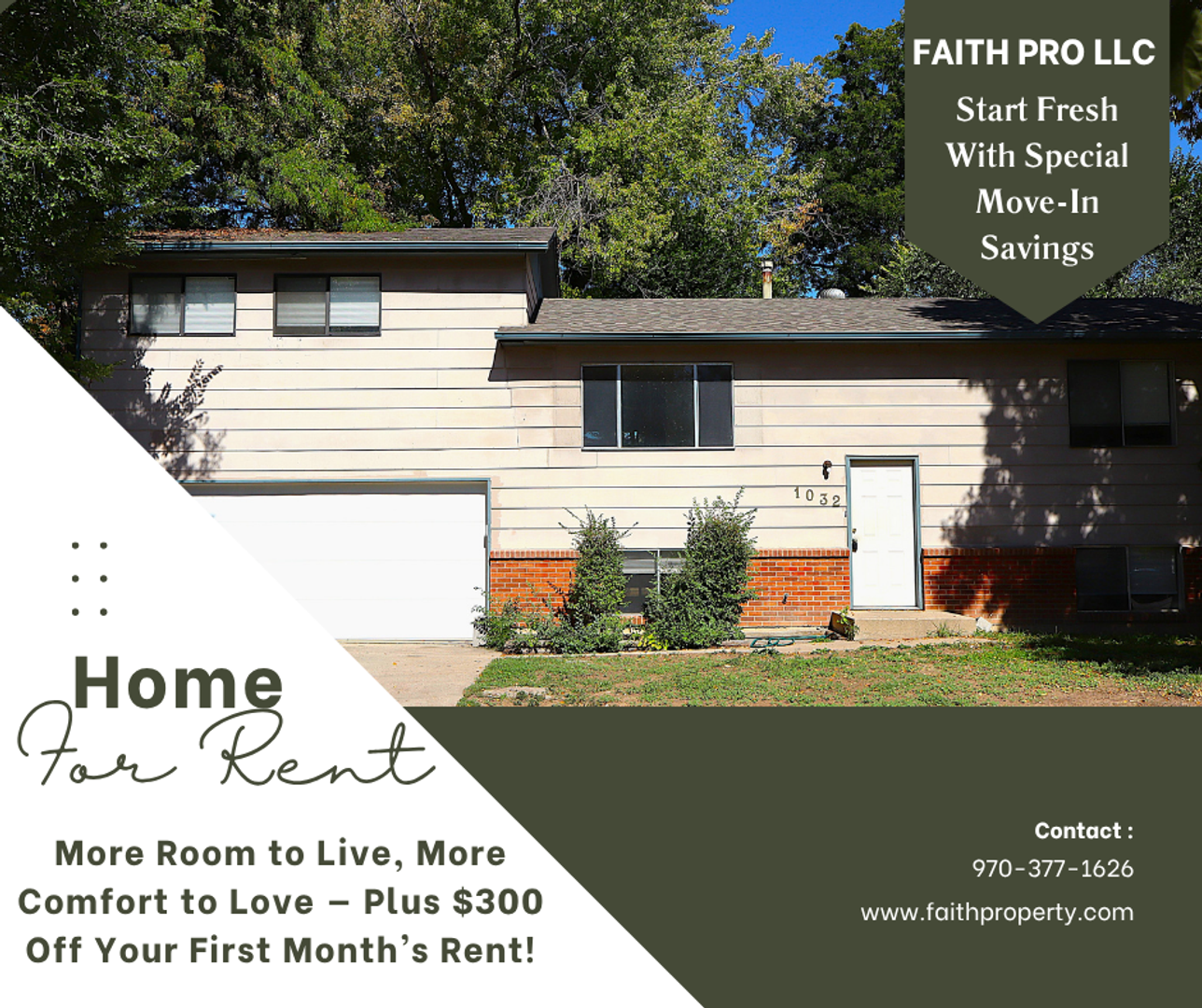 Fort Collins House: 1032 E Prospect Road