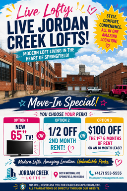 1 Bedroom Loft with BONUS ROOM AVAILABLE NOW! – photo 1