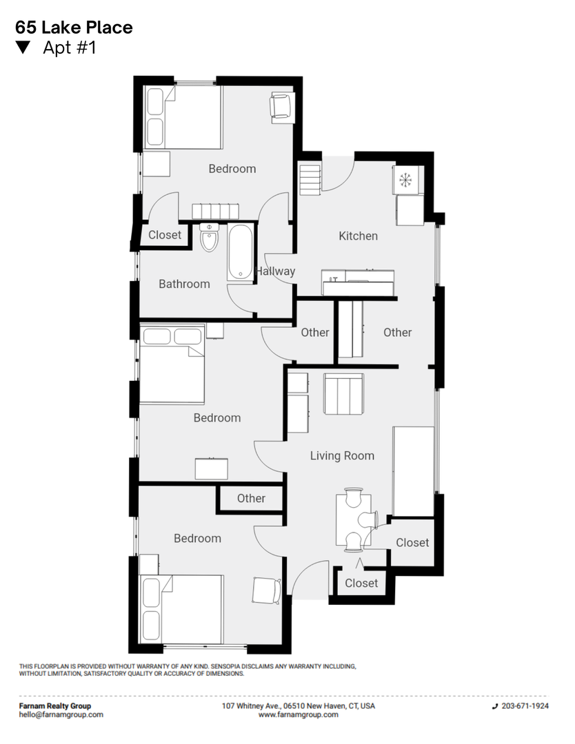 New Haven Apartment: 65 Lake Place