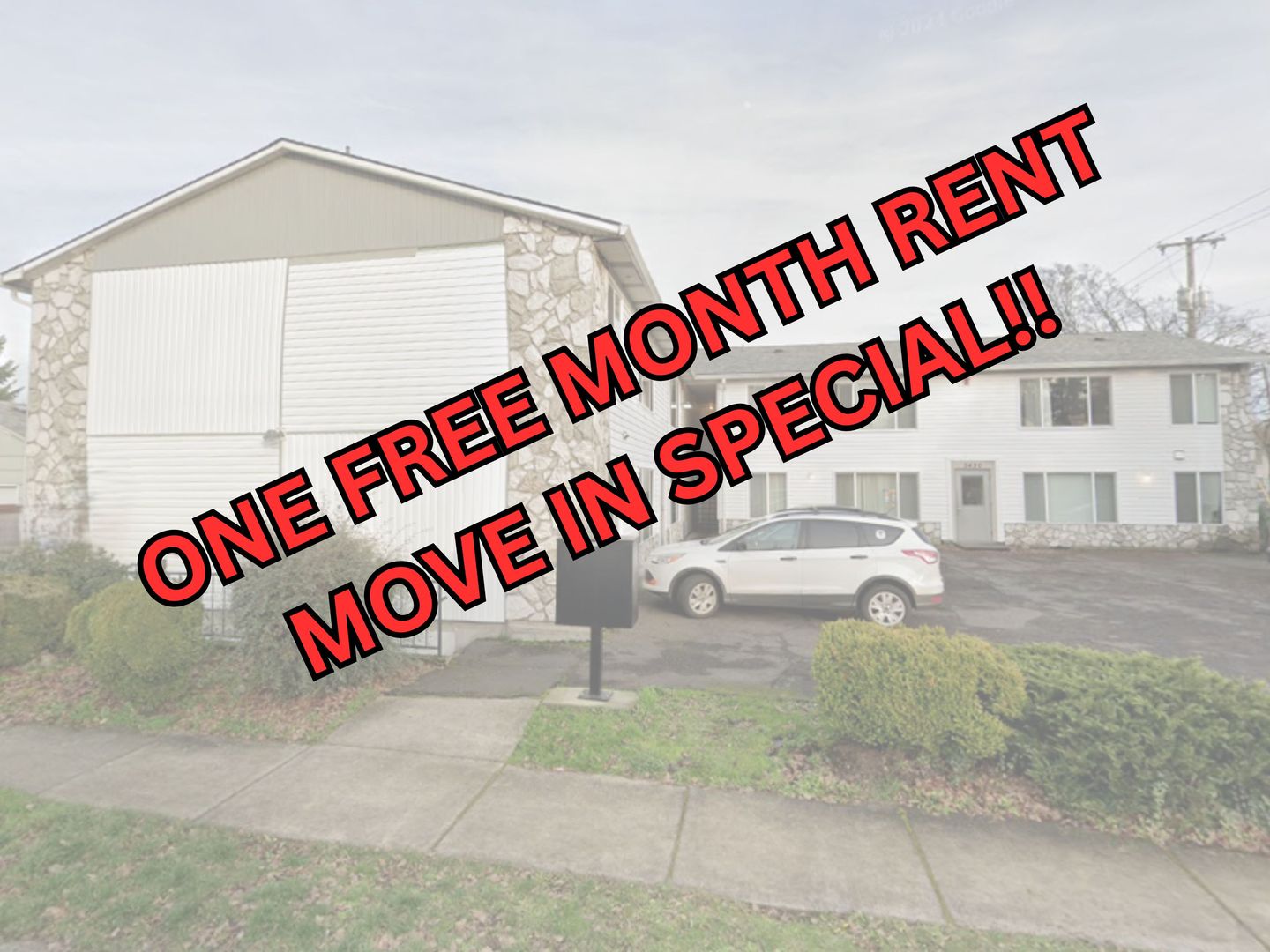 Portland Apartment: 3430 SE 68th Ave