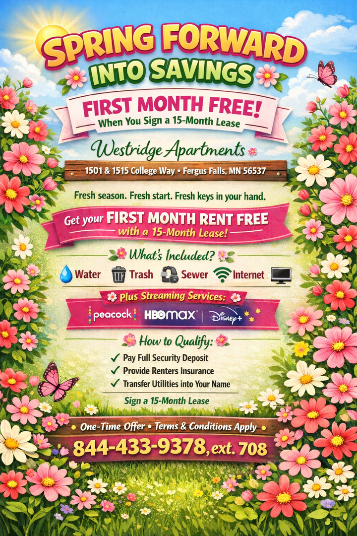 Fergus Falls Apartment: 1501 College Way