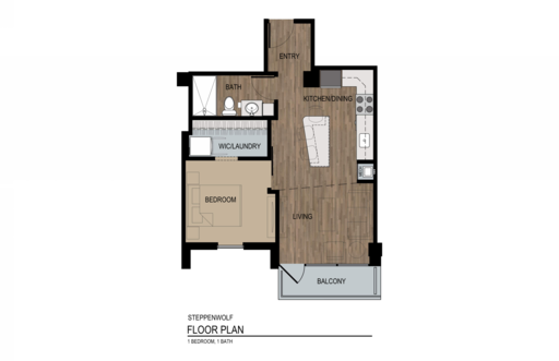 One bedroom one bath – photo 1
