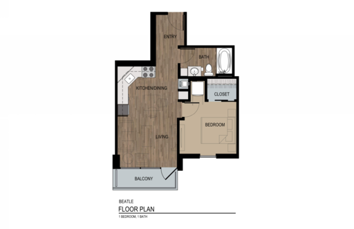 One Bedroom/One bath – photo 1