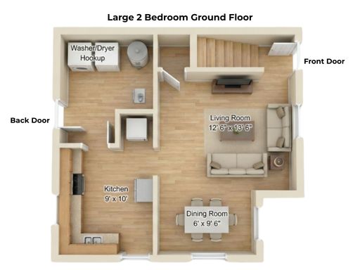 Larger 2 Bedroom Apartments at Stewart’s Glen Apartments in Peoria – photo 1