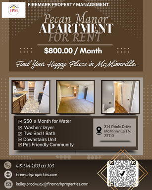 Pecan Manor Apartments!