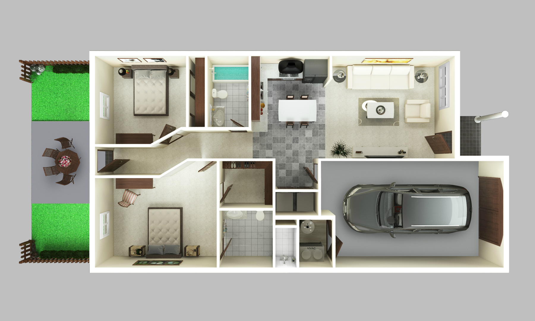 Anna Apartment: 107 Brookside Drive