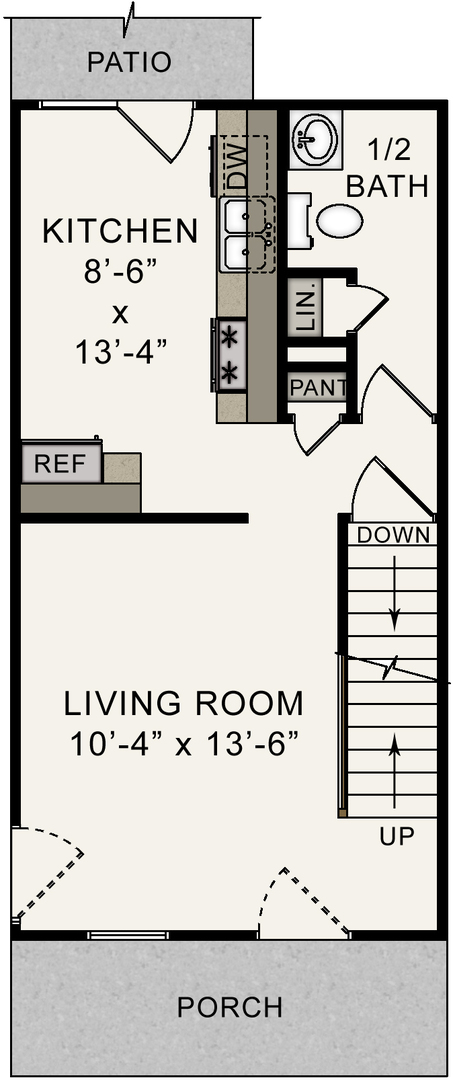 Goshen Apartment: 519 S. SIlverwood Lane, Apt C