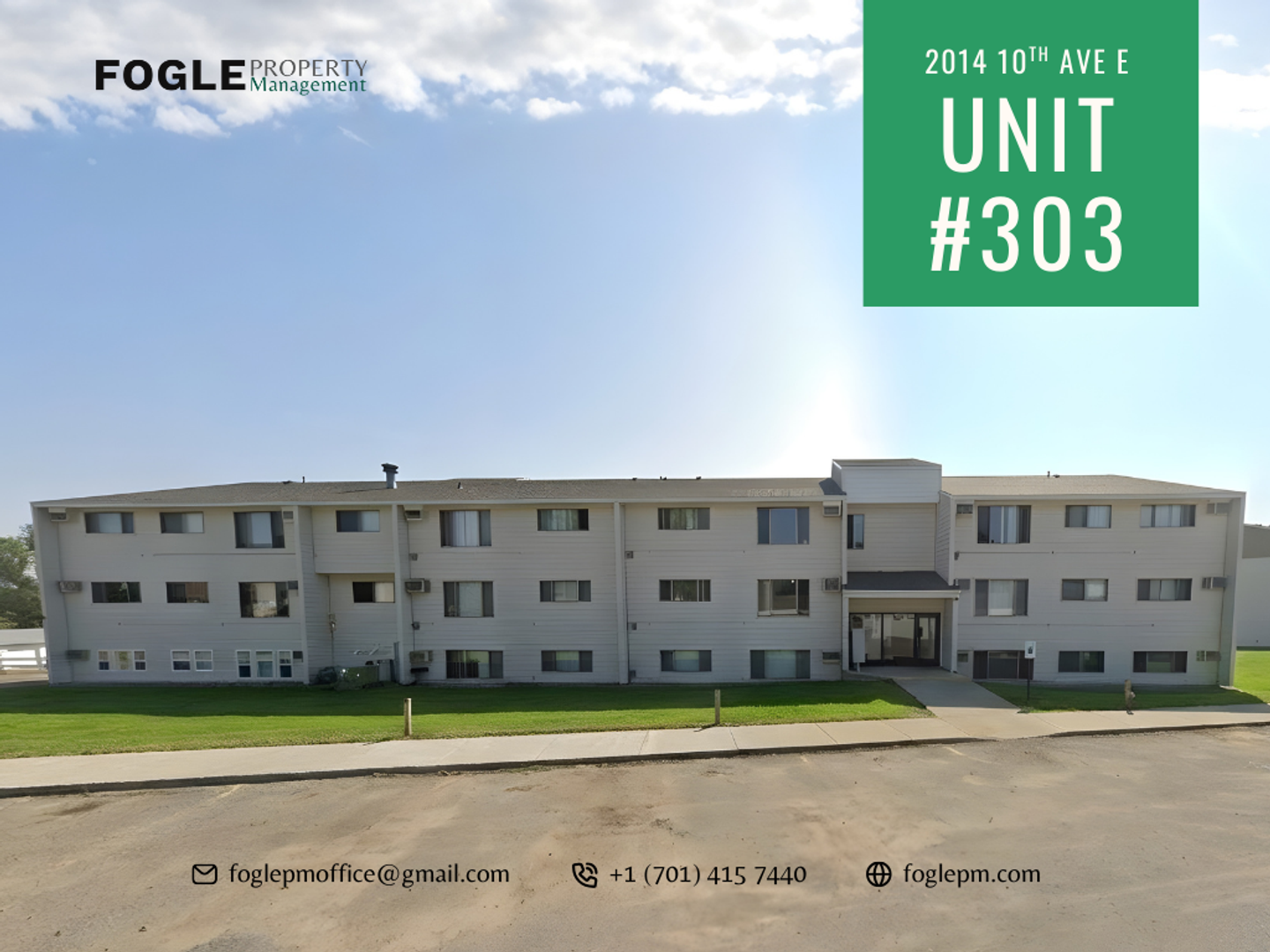 Williston Apartment: 2014 10th Ave E