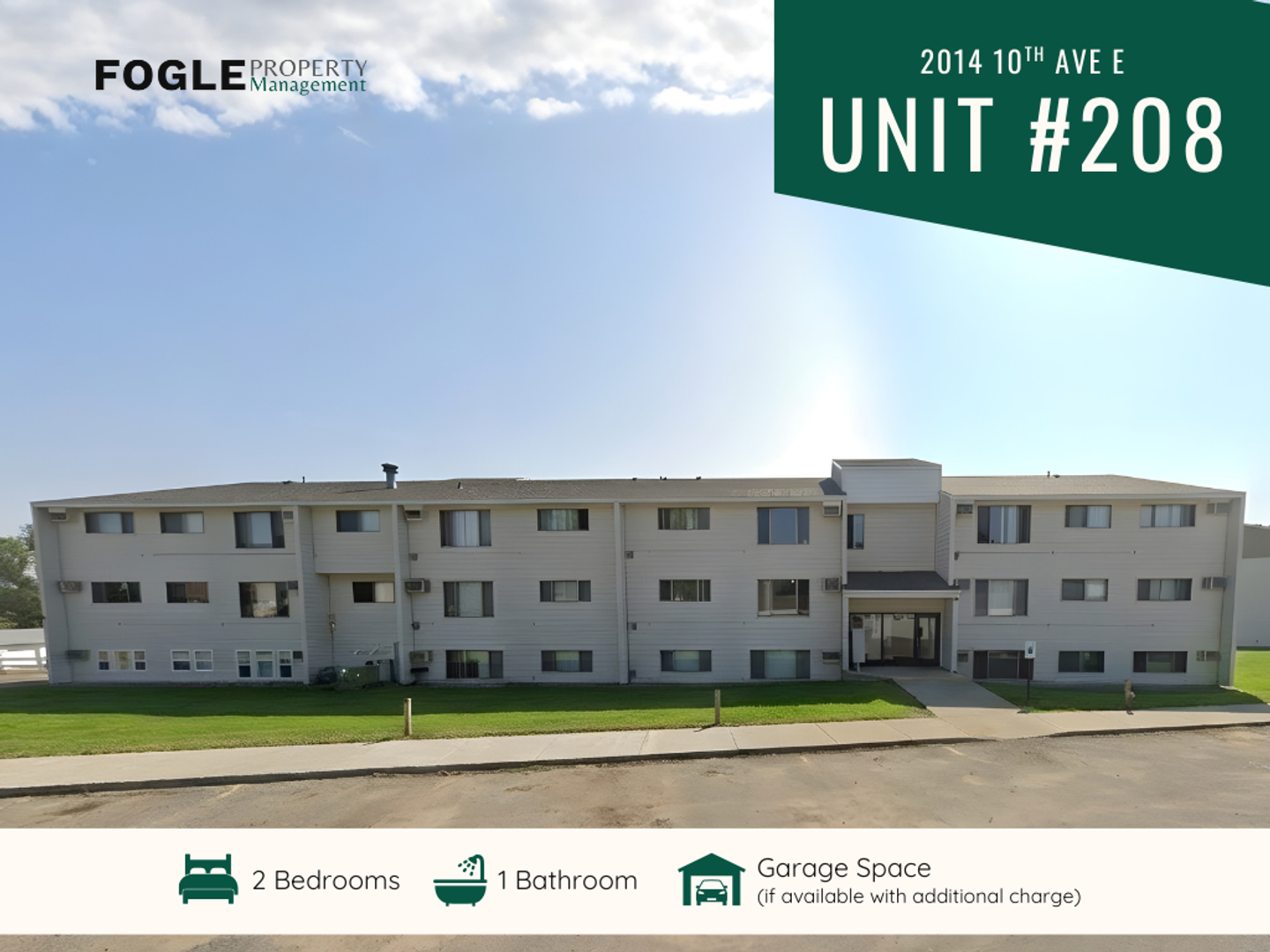 Williston Apartment: 2014 10th Ave E