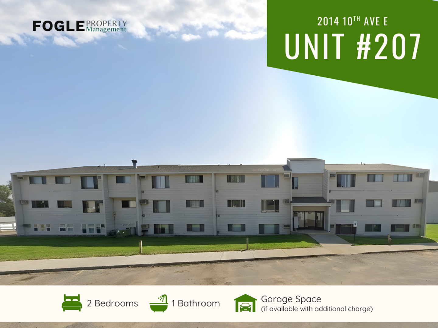 Williston Apartment: 2014 10th Ave E