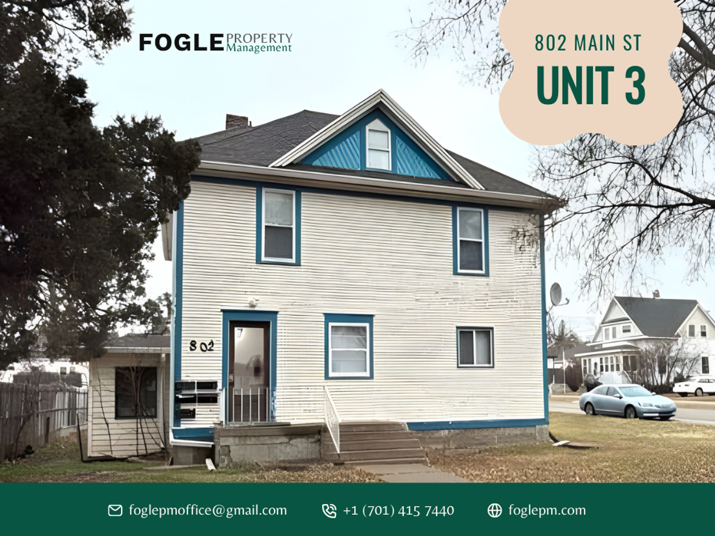 Williston Apartment: 802 Main ST