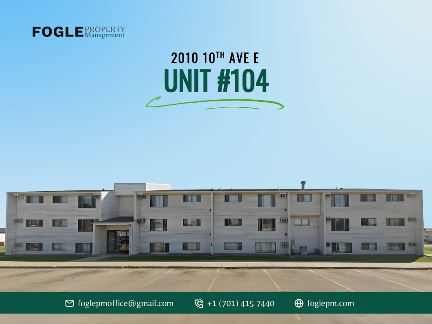 Williston Apartment: 2010 10th Ave E