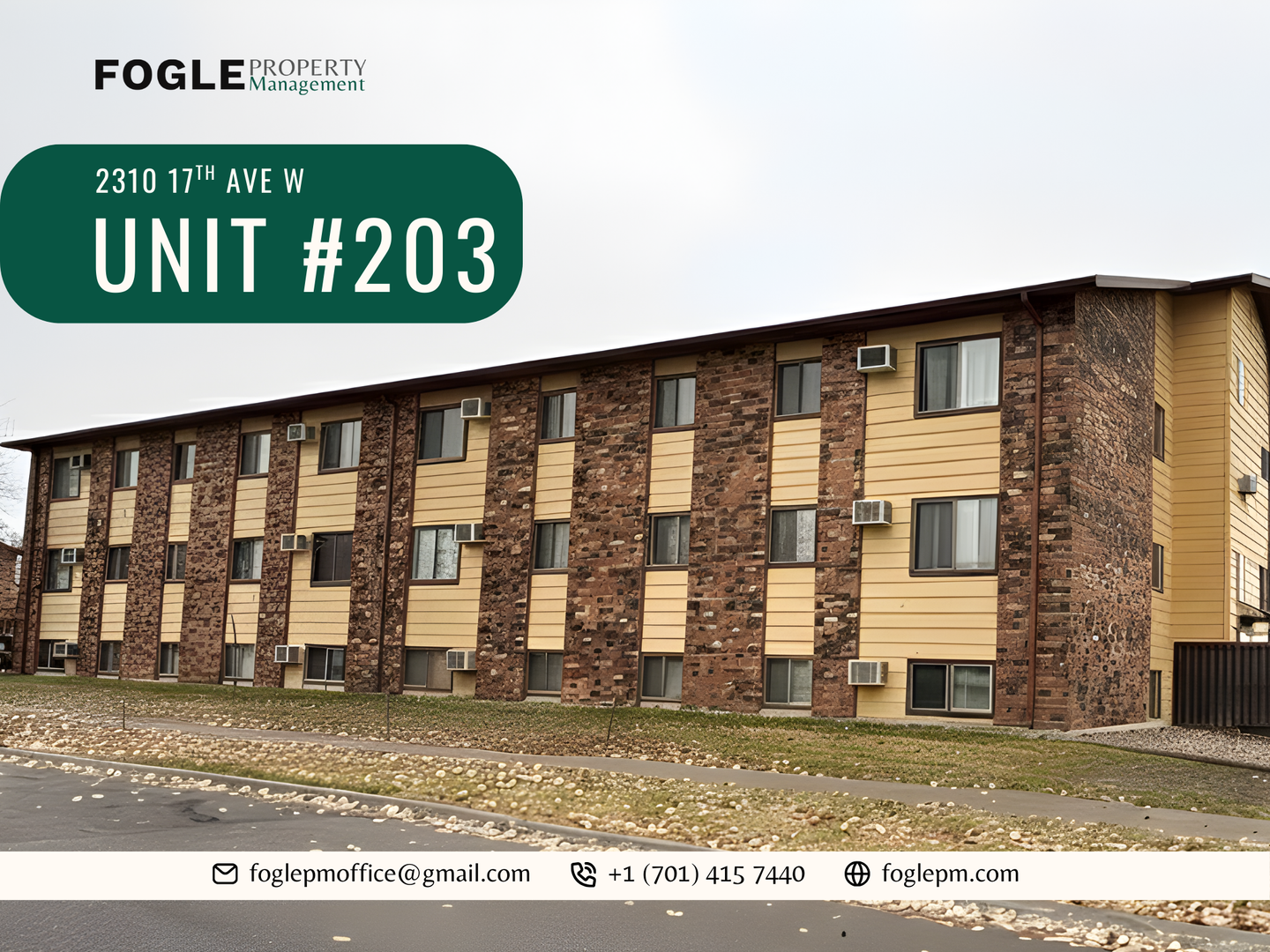 Williston Apartment: 2310 17th Ave W