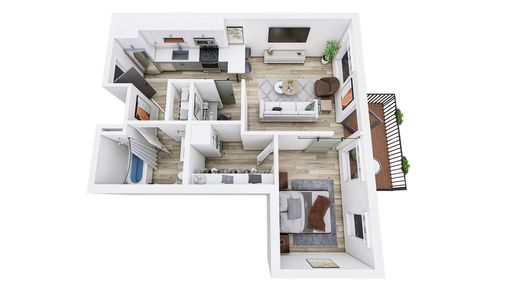 One Bedroom Plus Den and Balcony! – photo 1
