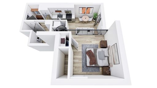 Lofted Two Bedroom – photo 1