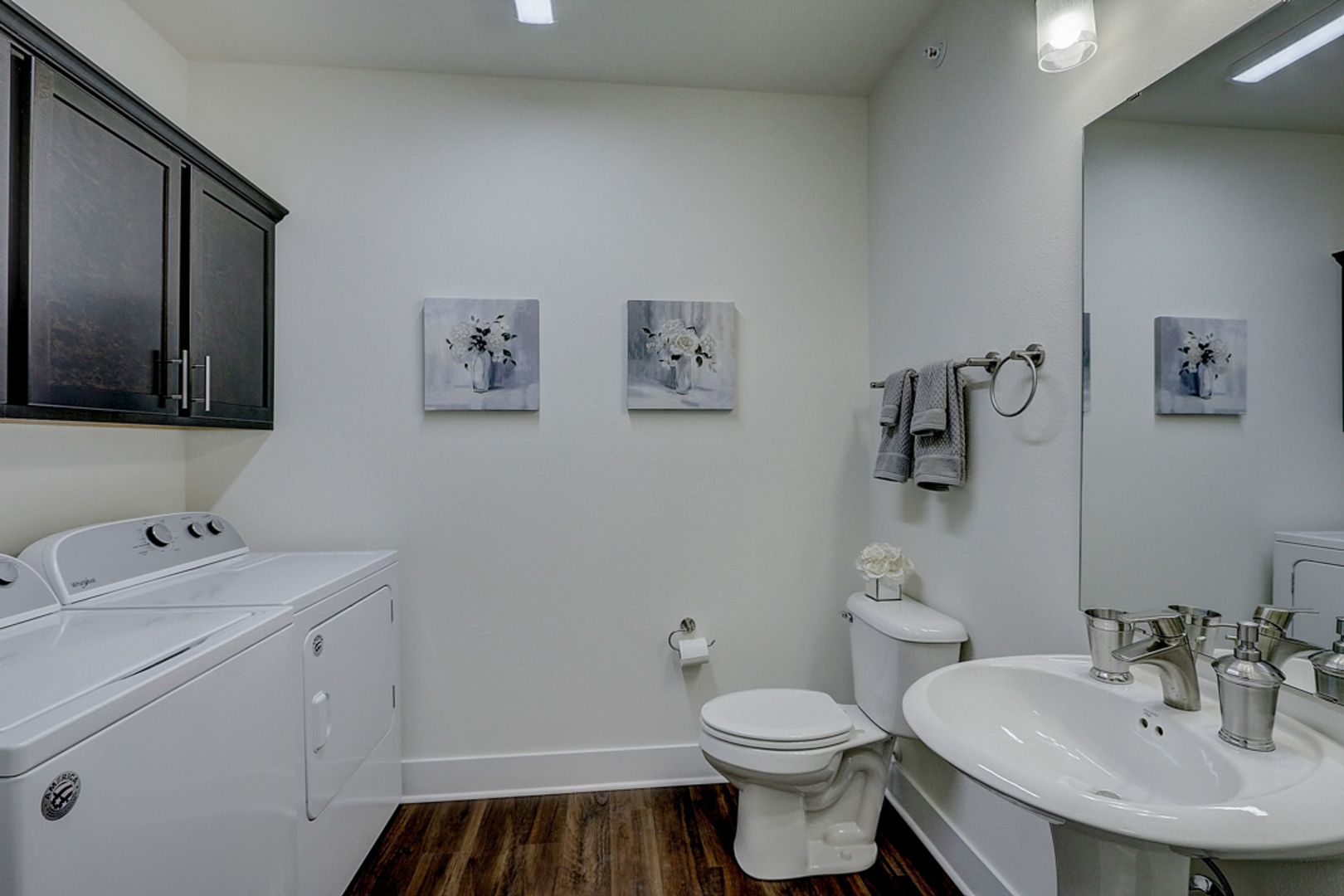 Laundry room at 2 Bed/2.5 Bath Apartment