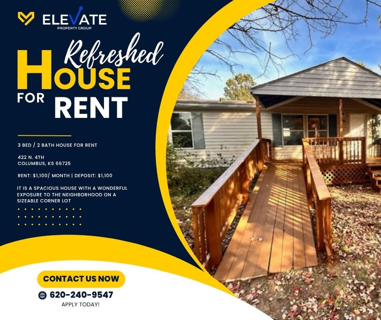 Coming Soon - 422 N 4th, Columbus KS