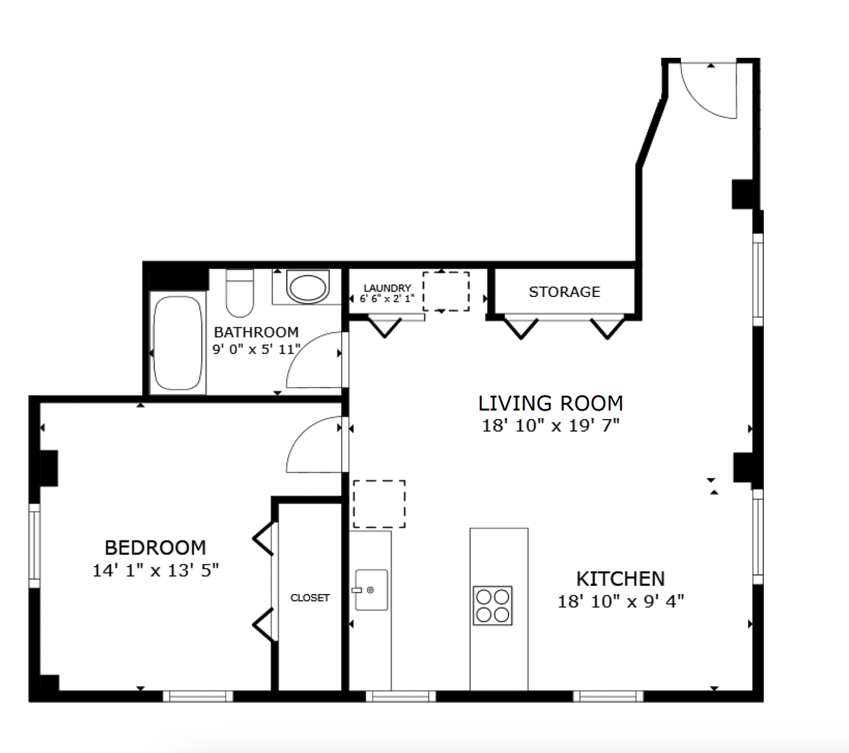 Fort Wayne Apartment: 835 Van Buren St