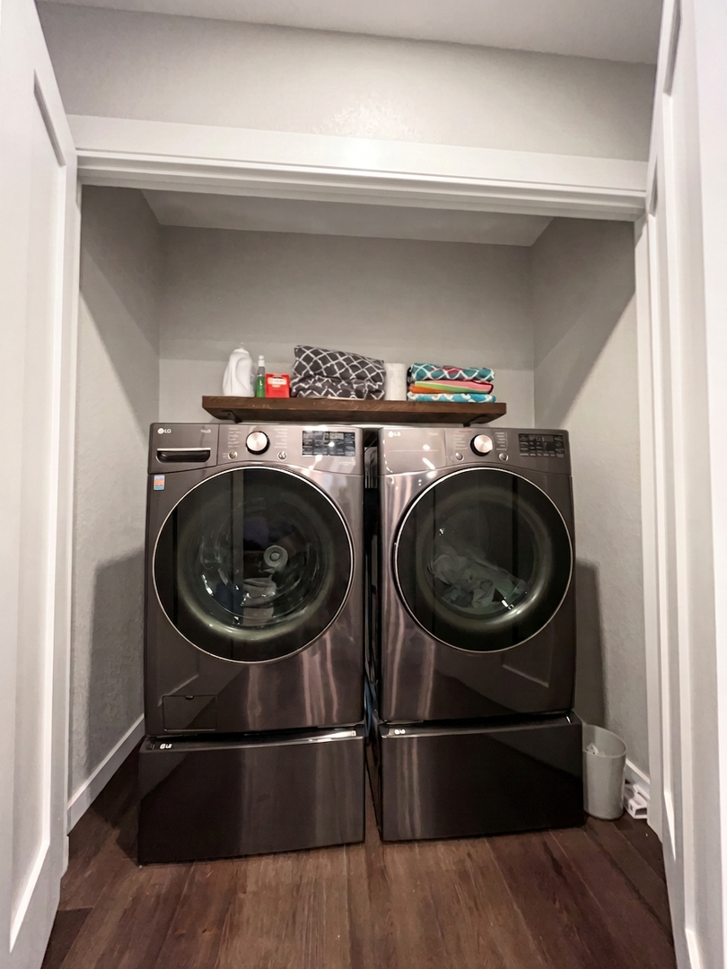 Laundry room at 218 N. French St