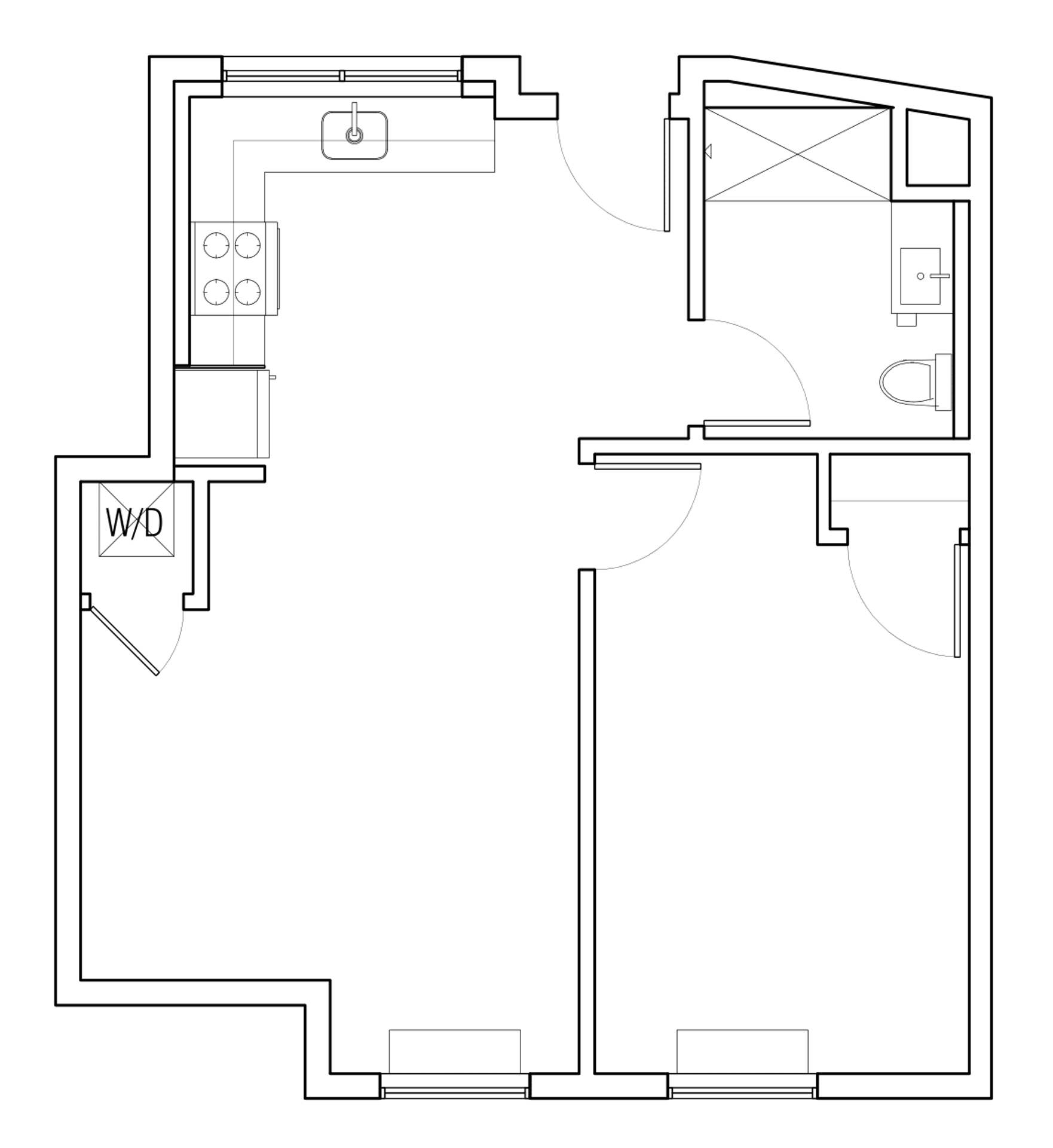 Los Angeles Apartment: 1020 N. Bonnie Brae Street