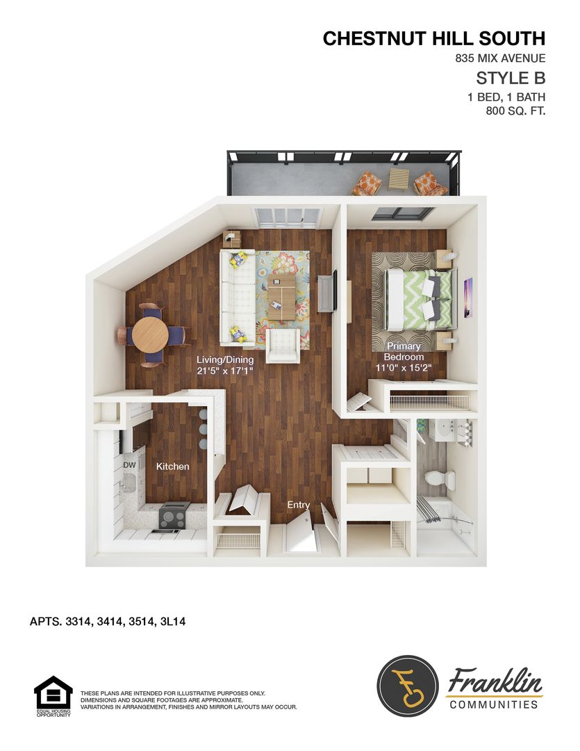 Hamden Apartment: 835-865 Mix Avenue