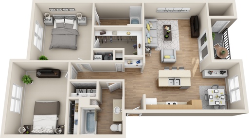 2 Bedroom