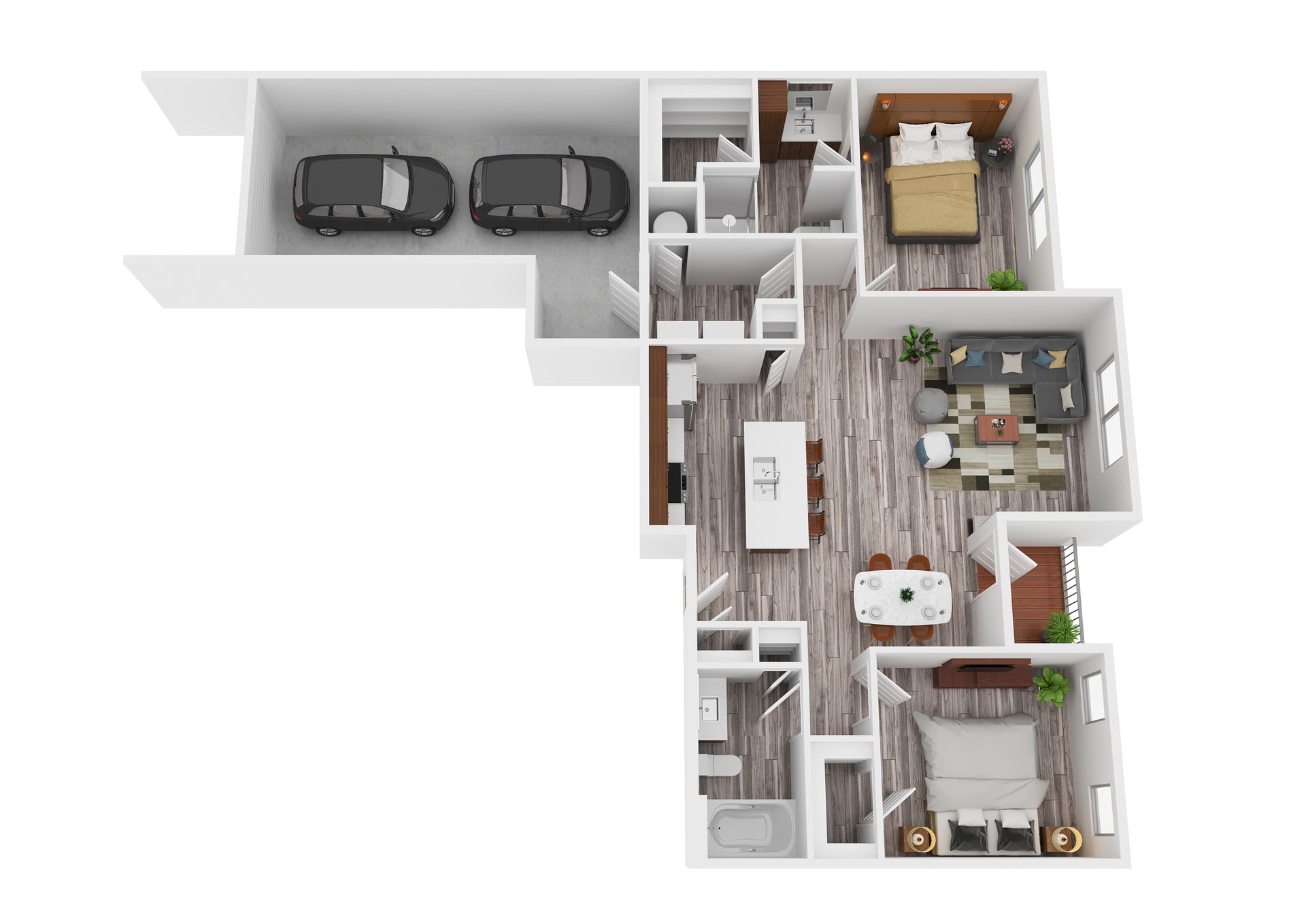 Columbus Apartment: 3539 43rd Avenue