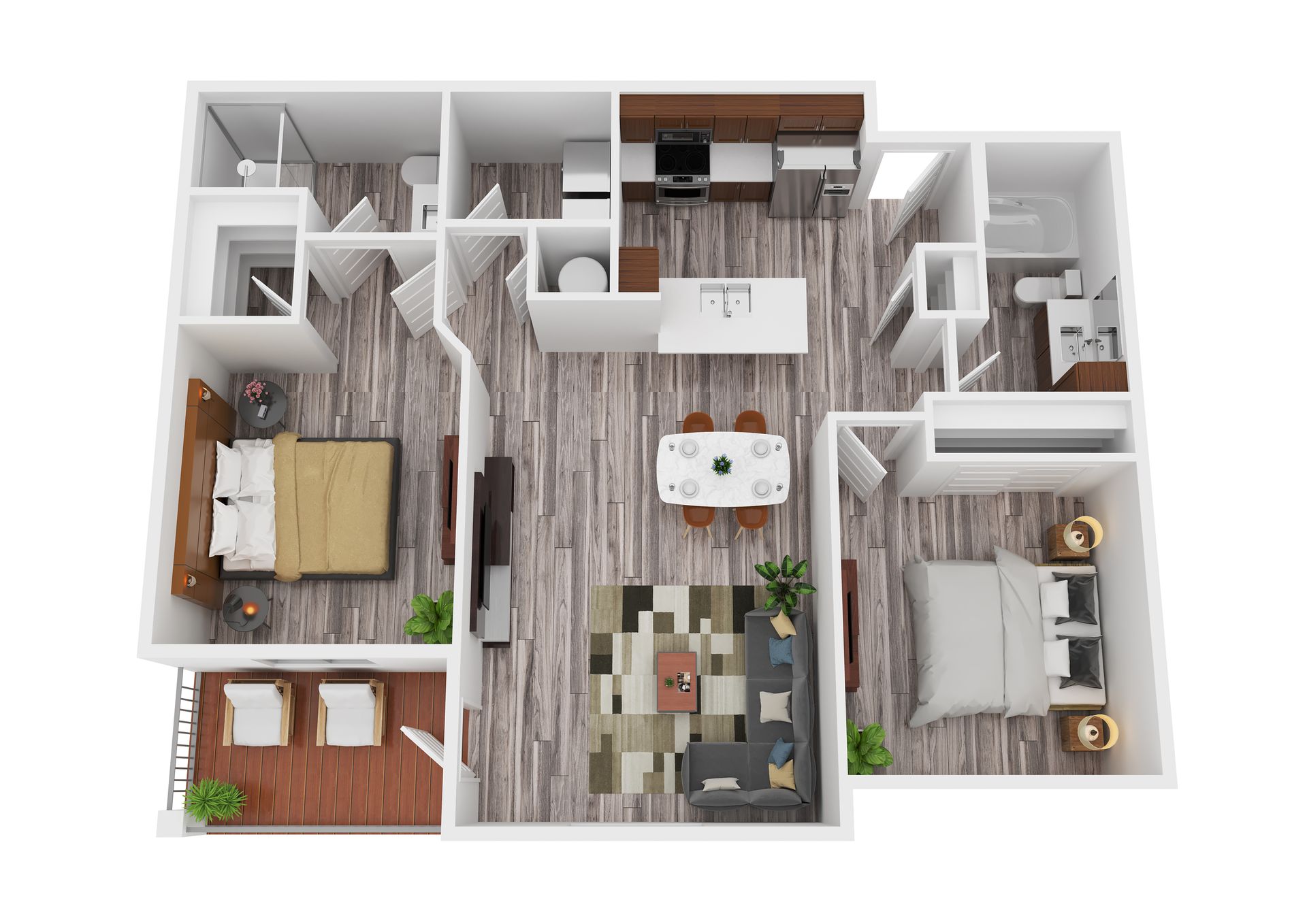 Columbus Apartment: 3545 43rd Avenue