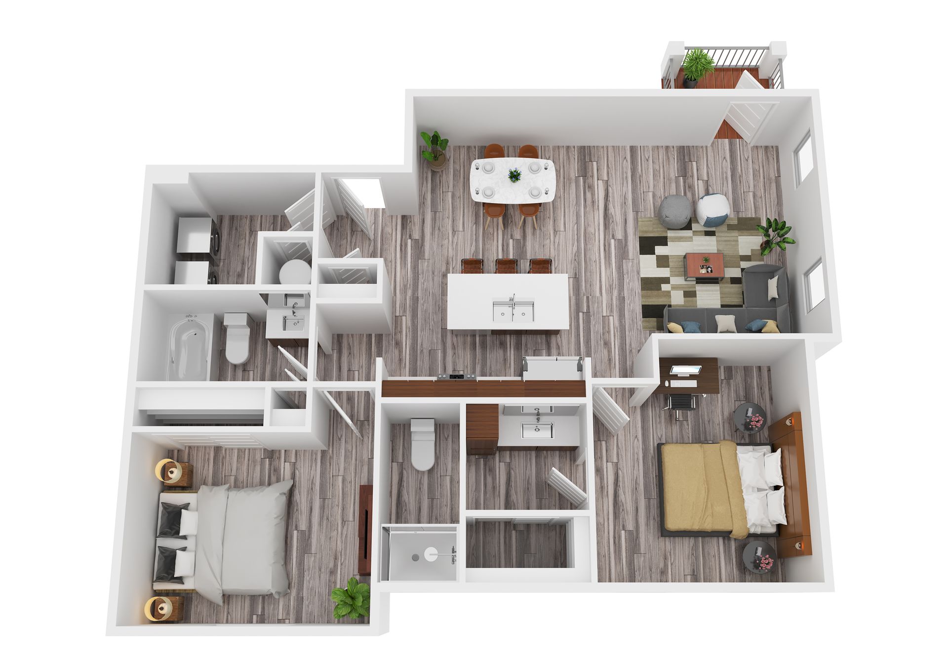 Columbus Apartment: 3539 43rd Avenue