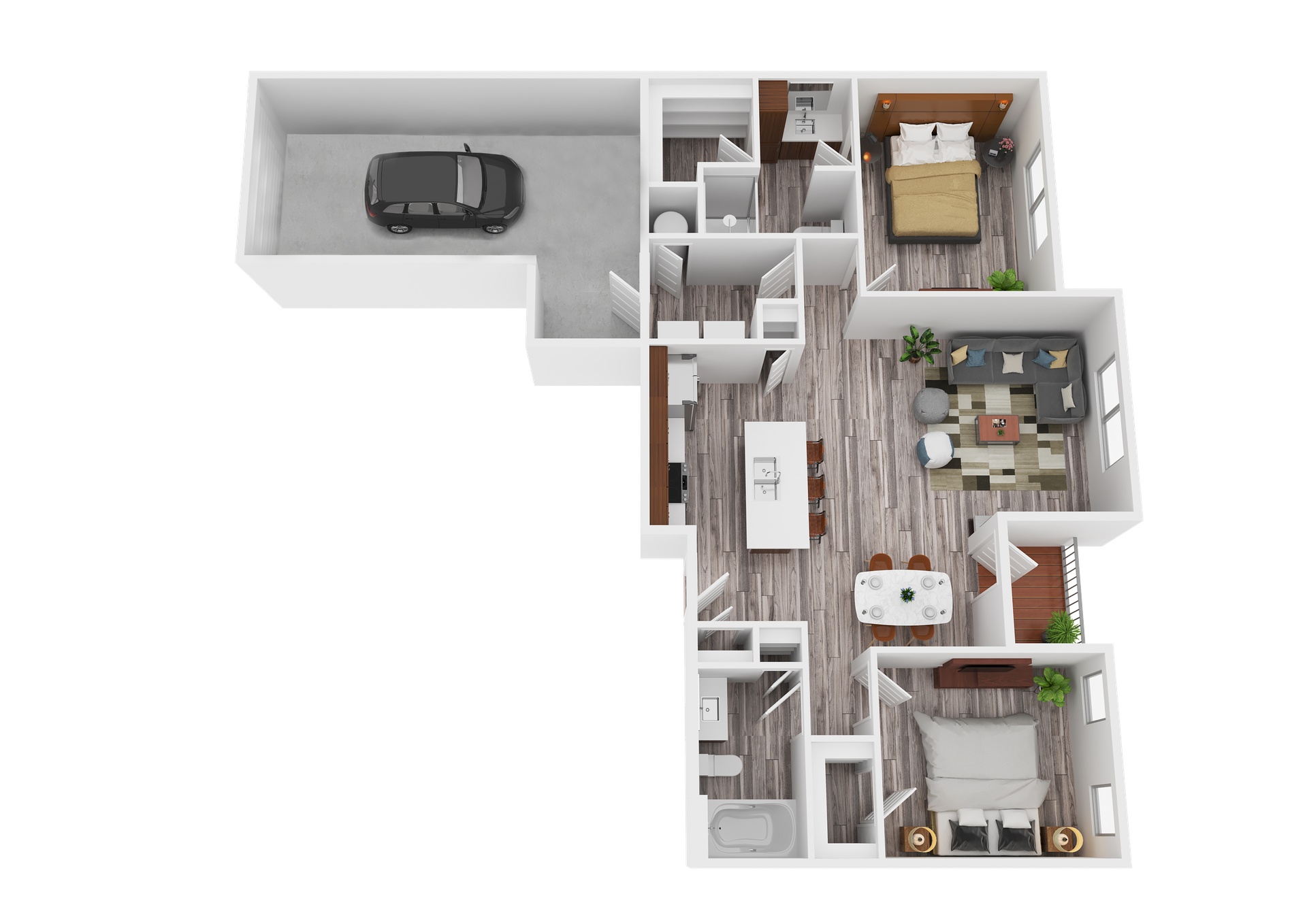 Columbus Apartment: 3545 43rd Avenue