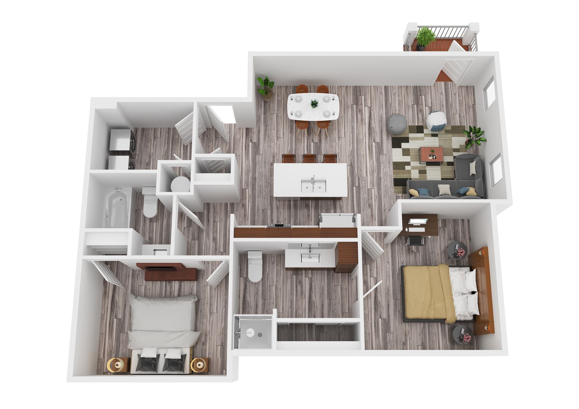 Columbus Apartment: 3539 43rd Avenue