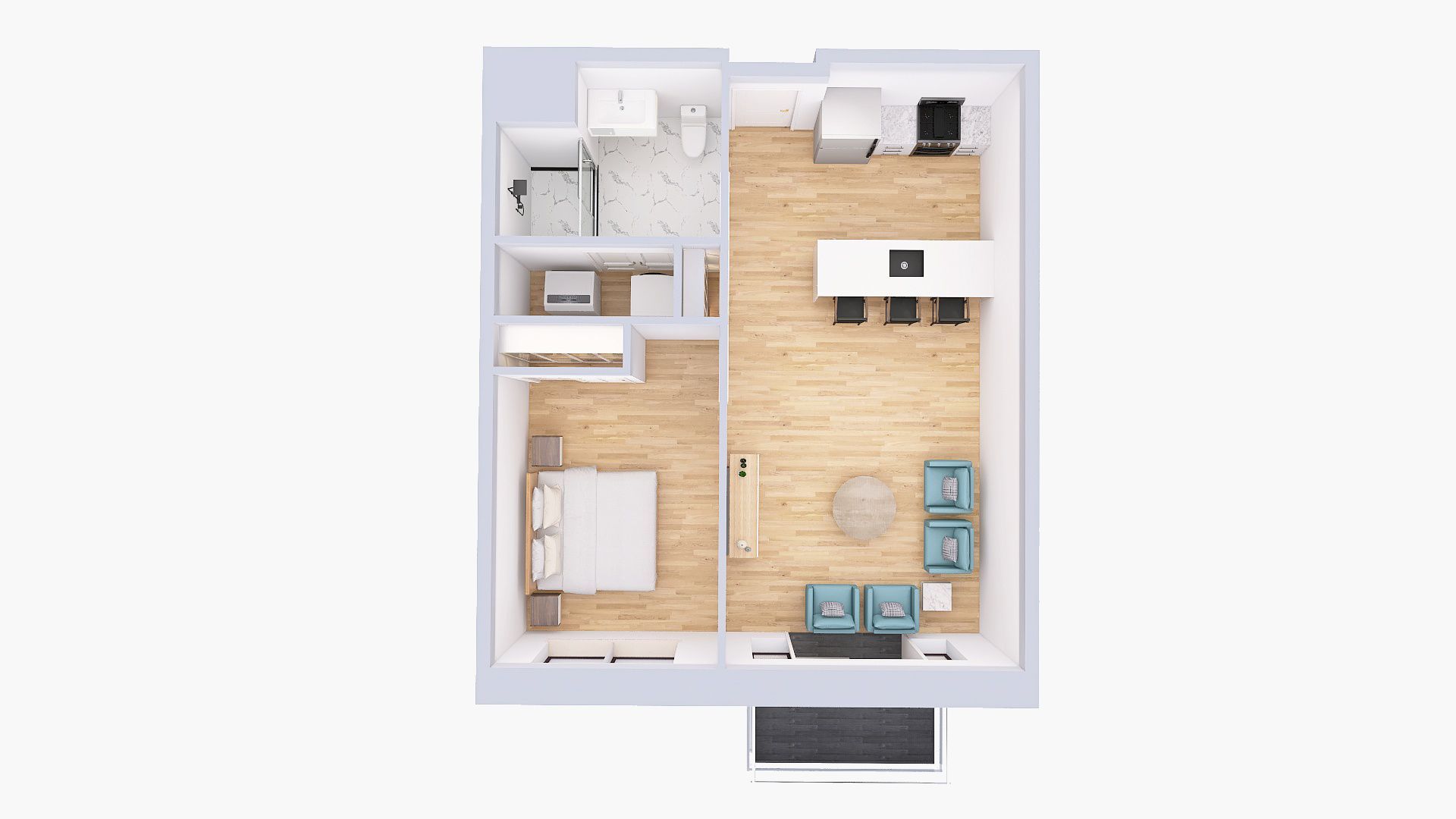 Milwaukee Apartment: 8041 West Bluemound Road