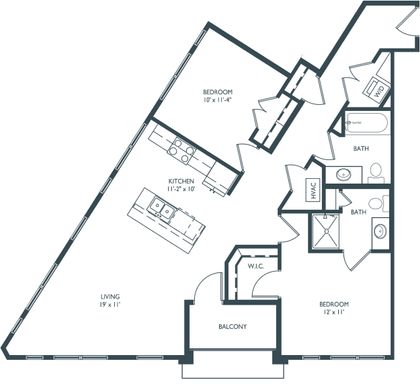 2br /2 ba - Corner Apartment - Lots of Windows – photo 1