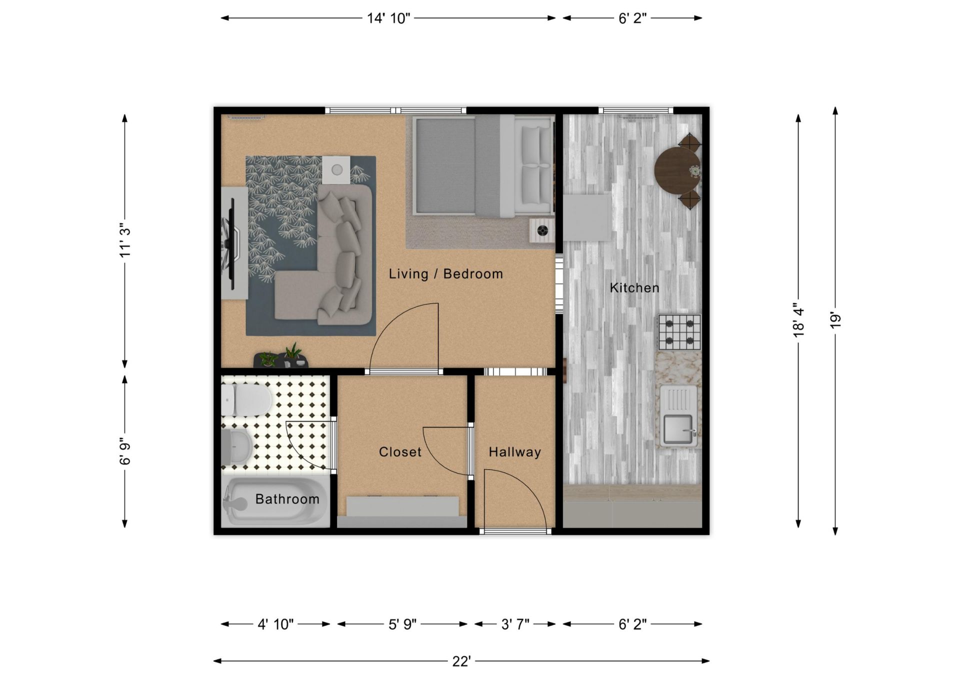 Columbus Apartment: 55 Hamilton Park