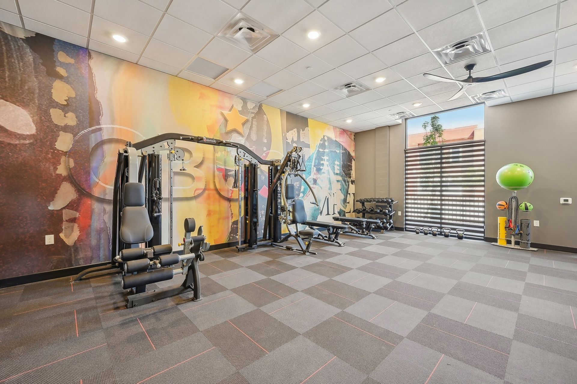 Gym at Ethan Apartments on Main (2 of 6)