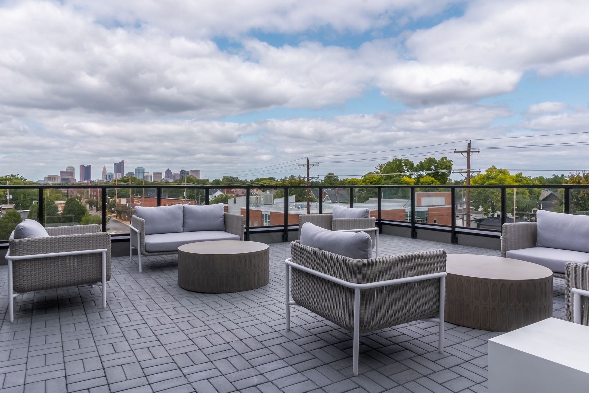 Roof deck at Ethan Apartments on Main (3 of 7)
