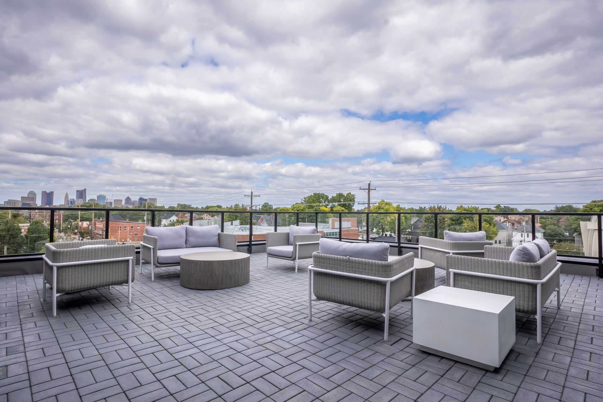 Roof deck at Ethan Apartments on Main (6 of 7)