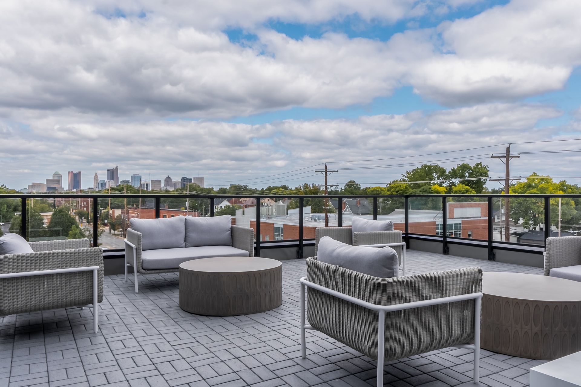 Roof deck at Ethan Apartments on Main (2 of 7)