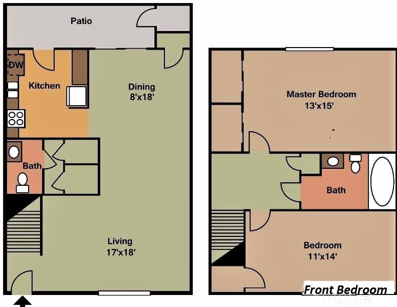 Warner Robins Apartment: 1436 Watson Blvd.
