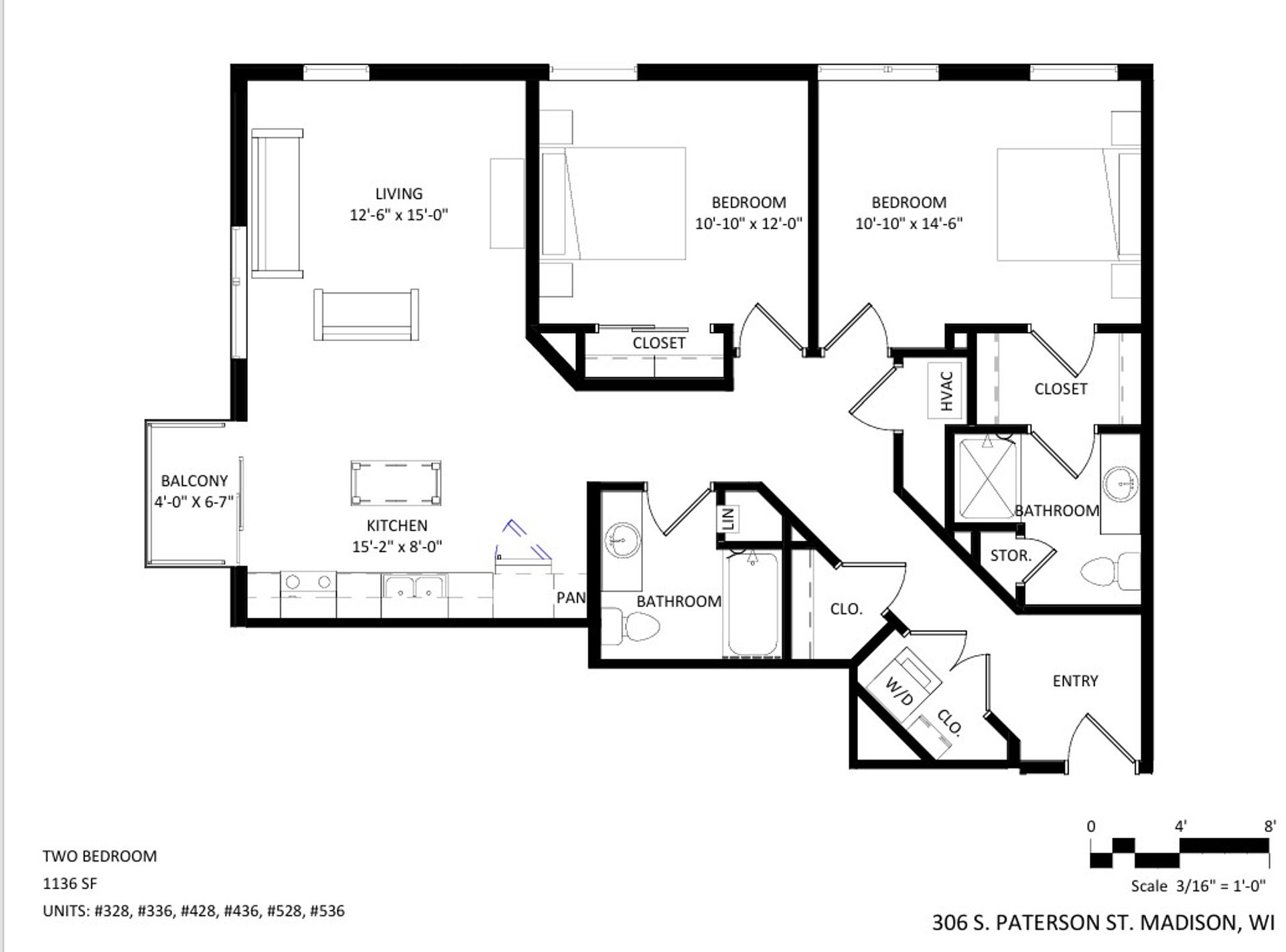 Madison Apartment: 306 S Paterson Street