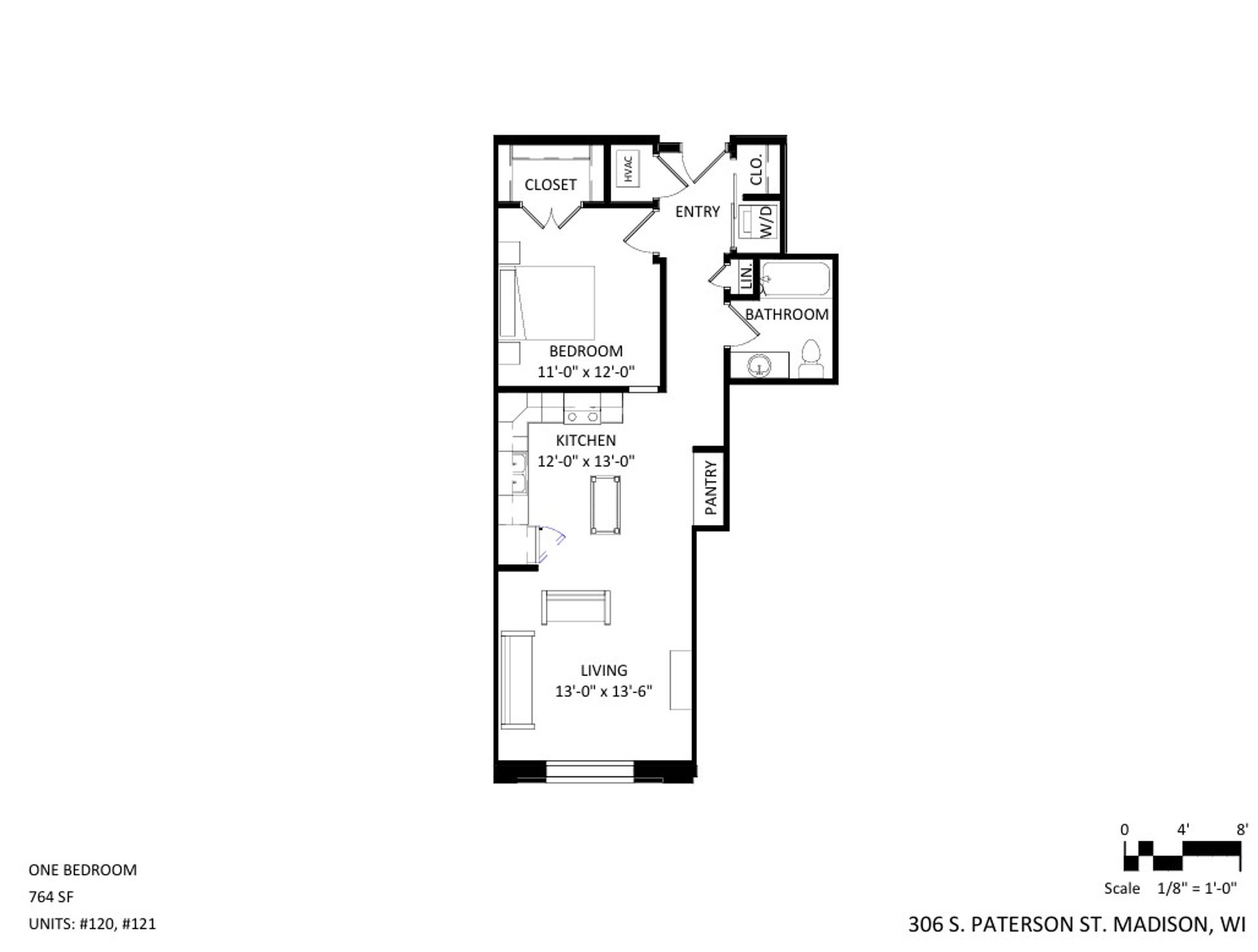 Madison Apartment: 306 S Paterson Street